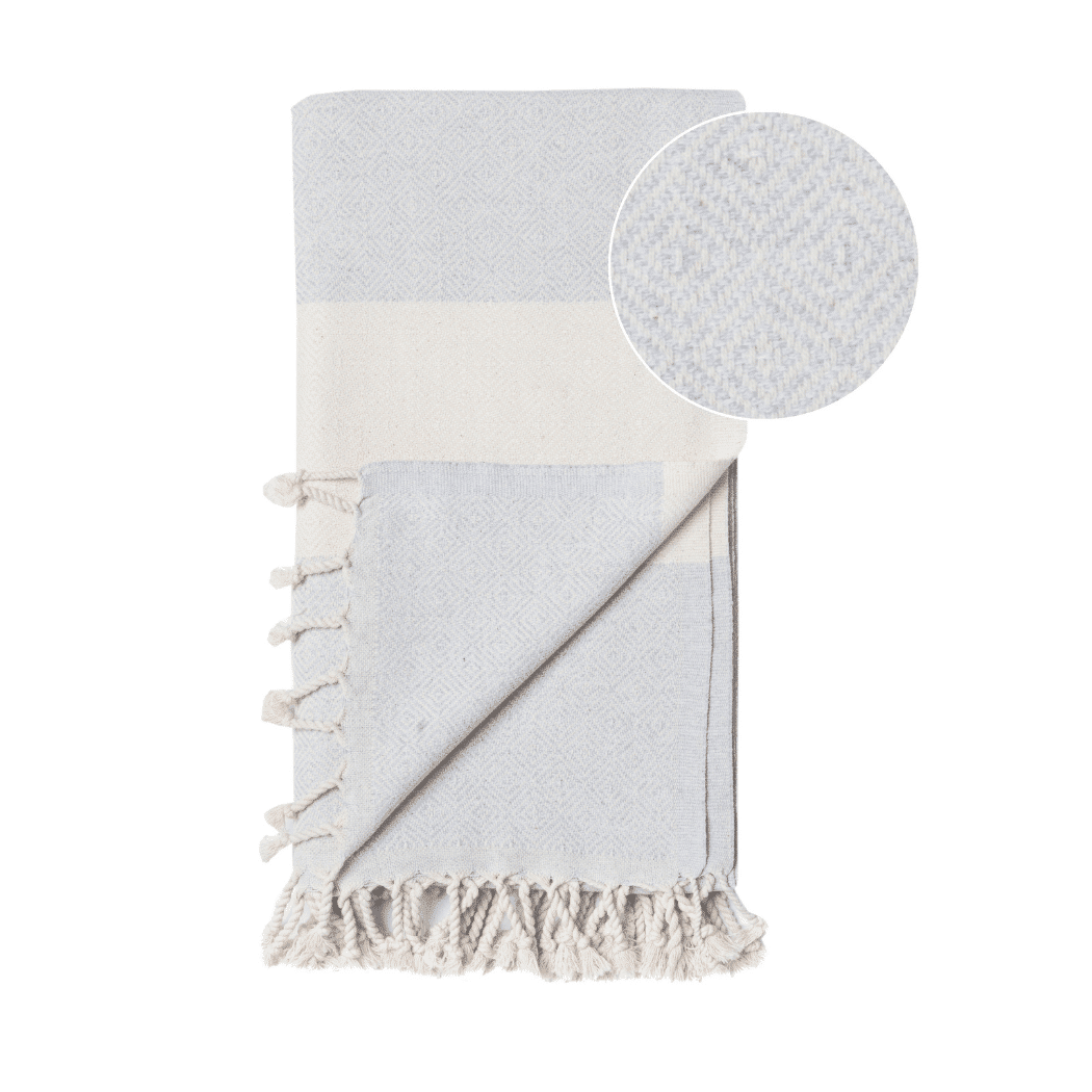 Hammam Hand Towel Diamant Grey